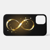 Golden Infinity Symbol Case-Mate iPhone Hülle (Rückseite (Horizontal))
