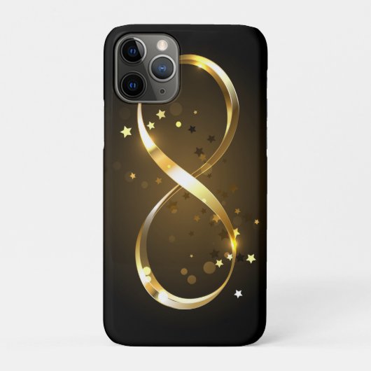 Golden Infinity Symbol Case-Mate iPhone Hülle (Rückseite)