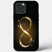 Golden Infinity Symbol Case-Mate iPhone Hülle (Rückseite)