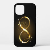 Golden Infinity Symbol Case-Mate iPhone Hülle (Rückseite)