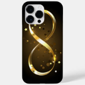 Golden Infinity Symbol Case-Mate iPhone Hülle (Rückseite)