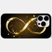 Golden Infinity Symbol Case-Mate iPhone Hülle (Rückseite (Horizontal))