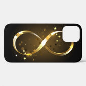Golden Infinity Symbol Case-Mate iPhone Hülle (Rückseite (Horizontal))