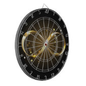 Golden Infinity Symbol Dartscheibe (Vorderseite Links)