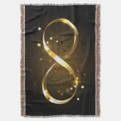 Golden Infinity Symbol Decke (Vorderseite Vertikal)