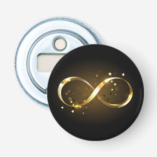 Golden Infinity Symbol Flaschenöffner