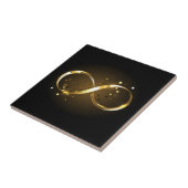 Golden Infinity Symbol Fliese (Seite)