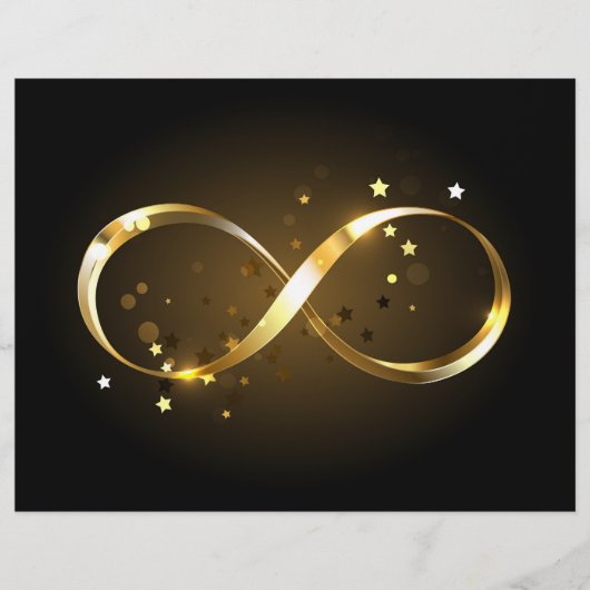 Golden Infinity Symbol Flyer (Vorne)