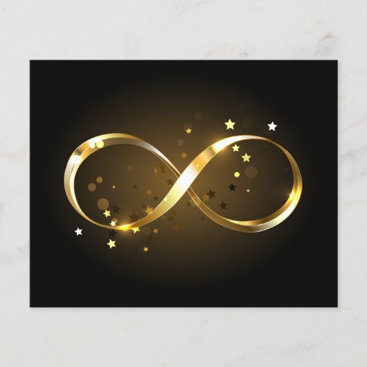 Golden Infinity Symbol Flyer (Vorne)