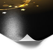 Golden Infinity Symbol Fotodruck (Ecke)