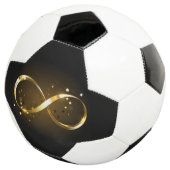 Golden Infinity Symbol Fußball (Dreiviertel)