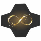 Golden Infinity Symbol Fußball (Flach)