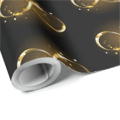 Golden Infinity Symbol Geschenkpapier (Rolleneckpunkt)