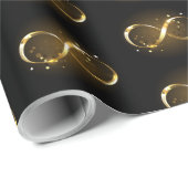 Golden Infinity Symbol Geschenkpapier (Rolleneckpunkt)