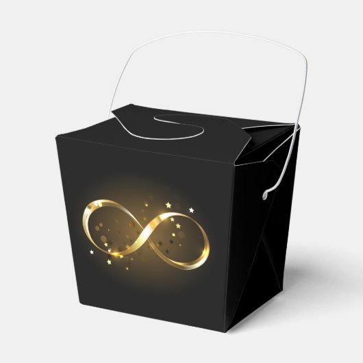 Golden Infinity Symbol Geschenkschachtel (Vorderseite)