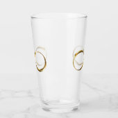 Golden Infinity Symbol Glas (Links)