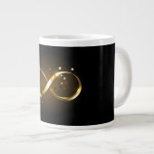 Golden Infinity Symbol Jumbo-Tasse (Vorderseite Rechts)
