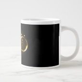 Golden Infinity Symbol Jumbo-Tasse (Rechts)