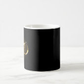 Golden Infinity Symbol Kaffeetasse (Mittel)