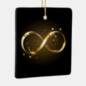 Golden Infinity Symbol Keramikornament (Rechts)