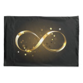 Golden Infinity Symbol Kissenbezug (Rückseite)