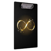 Golden Infinity Symbol Klemmbrett (Rechts)