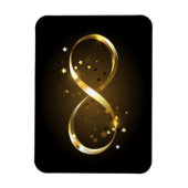 Golden Infinity Symbol Magnet (Vertikal)