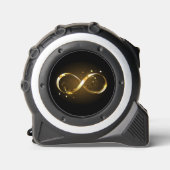 Golden Infinity Symbol Maßband (Vorderseite)