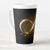 Golden Infinity Symbol Milchtasse (Linke Ecke)