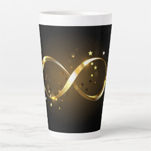 Golden Infinity Symbol Milchtasse