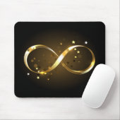 Golden Infinity Symbol Mousepad (Mit Mouse)