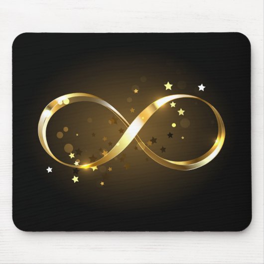 Golden Infinity Symbol Mousepad (Vorne)