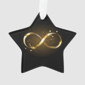 Golden Infinity Symbol Ornament (Rückseite)