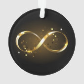 Golden Infinity Symbol Ornament (Rückseite)