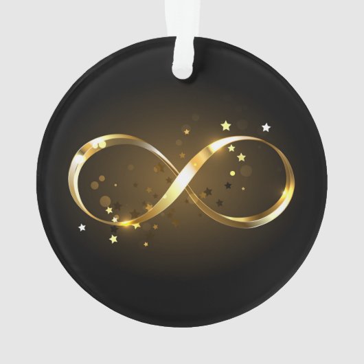 Golden Infinity Symbol Ornament (Rückseite)