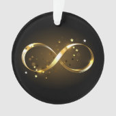 Golden Infinity Symbol Ornament (Vorderseite)