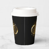 Golden Infinity Symbol Pappbecher (Rechts)