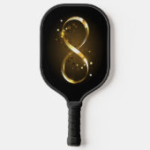 Golden Infinity Symbol Pickleball Schläger (Rückseite)
