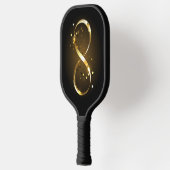 Golden Infinity Symbol Pickleball Schläger (Links)