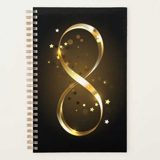 Golden Infinity Symbol Planer (Vorderseite)