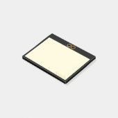 Golden Infinity Symbol Post-it Klebezettel (angewinkelt)