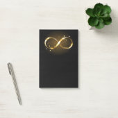 Golden Infinity Symbol Post-it Klebezettel (Büro)