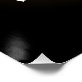 Golden Infinity Symbol Poster (Ecke)