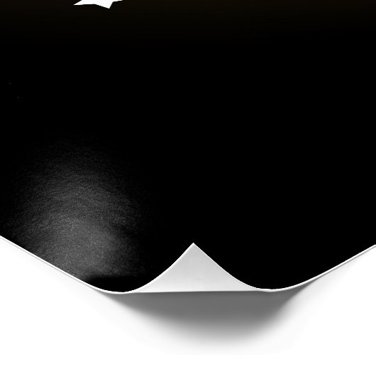 Golden Infinity Symbol Poster (Ecke)