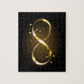 Golden Infinity Symbol Puzzle (Vertikal)