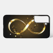 Golden Infinity Symbol Samsung Galaxy Hülle (Rückseite (Horizontal))