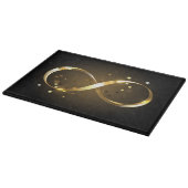 Golden Infinity Symbol Schneidebrett (Ecke)