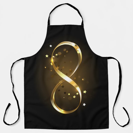 Golden Infinity Symbol Schürze (Vorderseite)