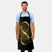 Golden Infinity Symbol Schürze (Getragen)