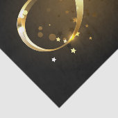 Golden Infinity Symbol Seidenpapier (Ausschnitt)